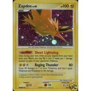  Zapdos 14/100 Rare Holo Majestic Dawn Pokemon Toys 