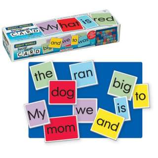 Patch Products Sight Words Wall Pocket Chart Card Set 