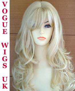Long Wavy Blonde Lady Fashion Wig VOGUE Wigs UK  