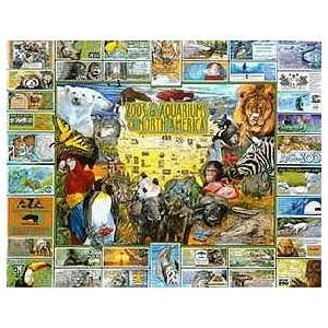  Zoos and Aquariums of North America 1000 Piece Jigsaw 