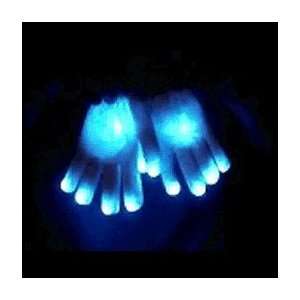  LED Gloves Blue LEDs 