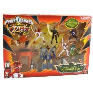  Power Rangers Jungle Fury Jungle Battle Adventure Set 