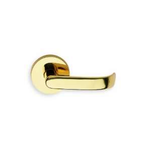  Omnia 2560 US3 F Mortise with Roses Polished Brass Keyed 