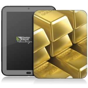   Skins for HP Touchpad Rueckseite   Gold Bars Design Folie Electronics
