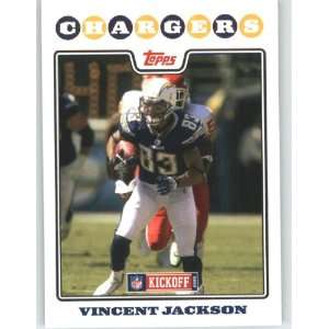  2008 Topps Kickoff Silver Holofoil #158 Vincent Jackson 