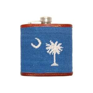  SC Flag Needlepoint Flask by Smathers & Branson 