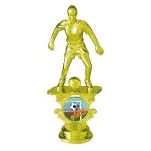   Female Soccer Trophy Motion Graphic Figure Trophy