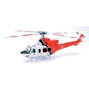  Bell 412 LAFD Fire Dept. Built Up Helicopter New Ray Toys 