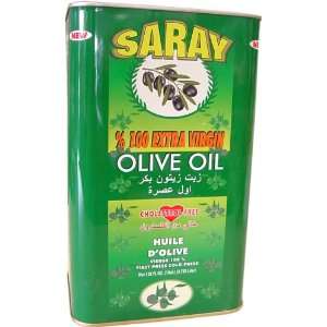 Saray Extra Virgin Turkish Olive Oil (cold pressed) 1 gallon can 