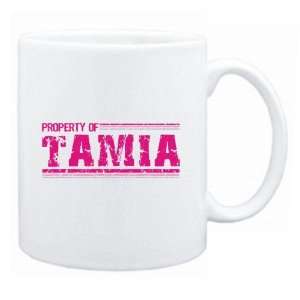  New  Property Of Tamia Retro  Mug Name