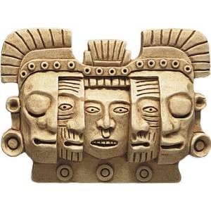  Mayan Mask of Death and Rebirth Wall Relief, Small