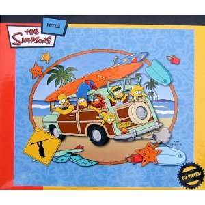  The Simpsons Puzzle Surfari 63pc. Puzzle Toys & Games