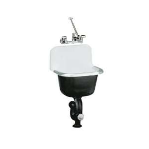  Kohler K 6719 0 Bannon Service Sink with Rim Guard, 24 X 