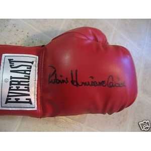  RUBIN HURRICANE CARTER BOXING GLOVES AUTOGRAPHED Sports 
