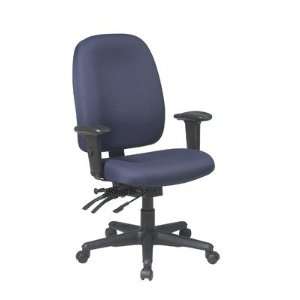 Icon Black Office Star Dual Function Ergonomic Office Chair with Seat 