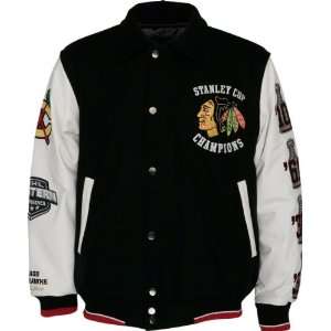   2010 Stanley Cup Champions Commemorative Wool & Leather Jacket