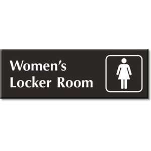  Females Locker Room (Female Pictogram) Outdoor Engraved 