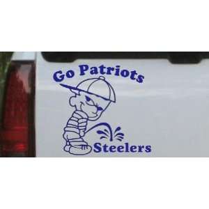  Go Patriots Pee On Steelers Car Window Wall Laptop Decal 