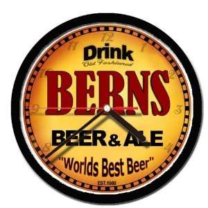  BERNS beer and ale cerveza wall clock 