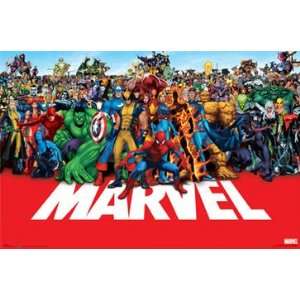  Marvel Comics Superheroes Poster 