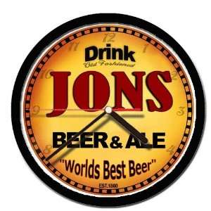  JONS beer and ale cerveza wall clock 