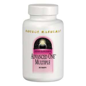 Advanced One Multiple Vitamins and Minerals, 30 tabs, Source Naturals