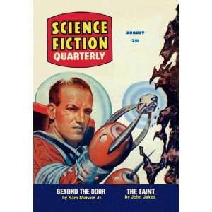  Science Fiction Quarterly Astronaut Miner 12x18 Giclee on 