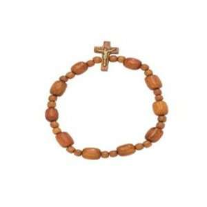  Brazilian Jatoba One Decade Rosary Bracelet. Made in 