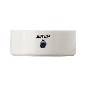  suit up Humor Small Pet Bowl by 