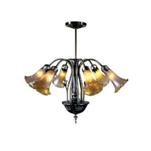  Dale Tiffany MH100326 6 Light Lilies Favrile Accent Lamp 