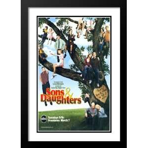  Sons & Daughters 20x26 Framed and Double Matted TV Poster 