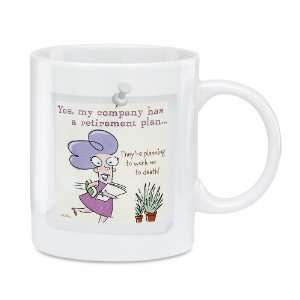  Retirement Plan Cartoon Coffee Mug Gift An Honest Days 