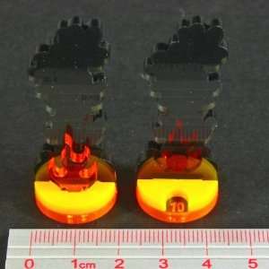  Flaming Wreckage Marker Dials (Medium) Toys & Games