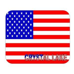  US Flag   Crystal Lake, Illinois (IL) Mouse Pad 