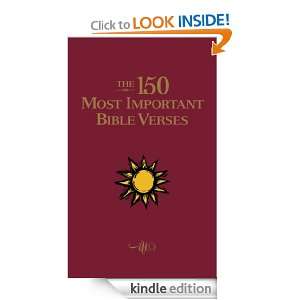 The 150 Most Important Bible Verses Thomas Nelson Books, Sheila Anne 