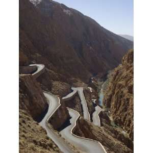  Winding Mountain Road, Dades Gorge, Morocco, North Africa 
