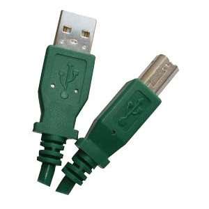  Professional USB A B Cable Green 6ft Polybag High Speed 