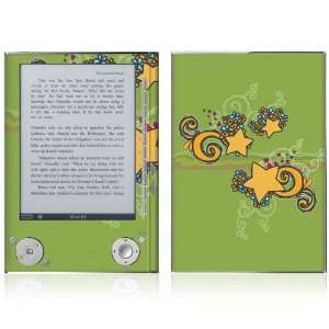  Sony Reader PRS 505 Decal Sticker Skin   Flower Stars 