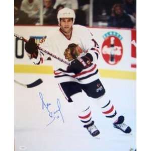  Denis DeJordy Autographed Picture   Dennis Savard 16X20 