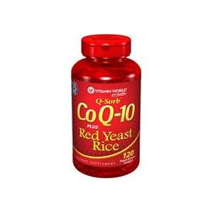  Red Yeast Rice Plus CO Q 10 120 Softgels Health 