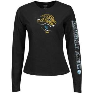  NFL Reebok Jacksonville Jaguars Girls Black Giant Logo Too 