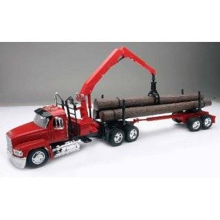 Mack CH Truck Red Tractor Trailer Logger Diecast Model   132 scale by 