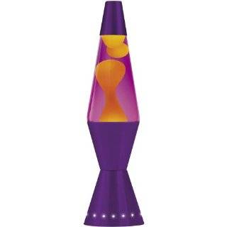 Lava Lite 4201 17 inch/32 oz. Designer Lava Lamp, Yellow Wax/Purple 