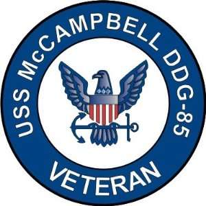  US Navy USS McCampbell DDG 85 Ship Veteran Decal Sticker 3 