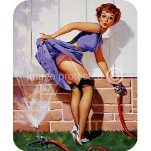  A Near Miss Gil Elvgren Vintage Pinup Girl MOUSE PAD 