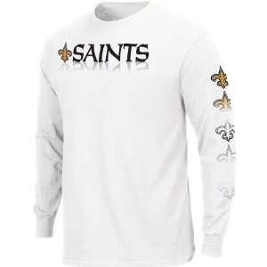  New Orleans Saints Dual Threat Long Sleeve T Shirt Small 