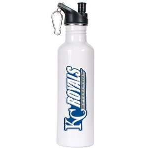  Kansas City Royals 26oz White Stainless Steel Water Bottle 