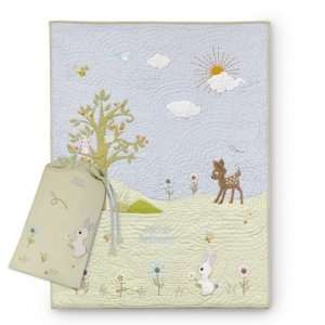  Personalized Woodland Friends Baby Quilt Gift Baby
