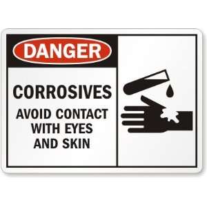  Danger Corrosives Avoid Contact With Eyes and Skin (with 