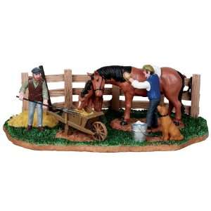   Village Collection Stable Chores Table Piece #13900